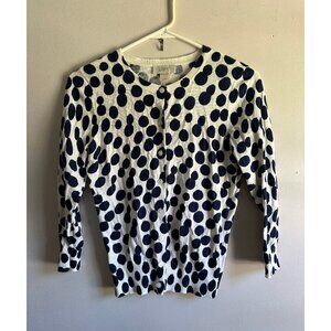 Ann Taylor LOFT Polka-dot cardigan